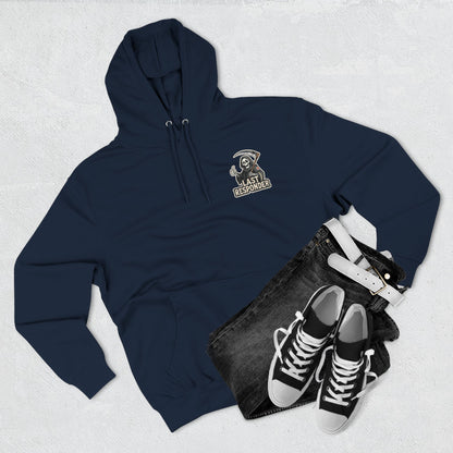 "Last Responder" Pullover Hoodie - Grim Reaper Graphic for EMT & Medical Professionals