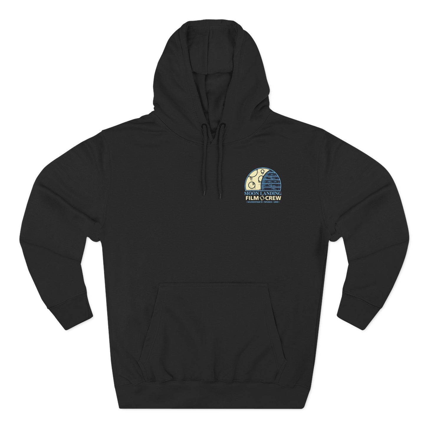 Moon Landing Film Crew Hoodie — Vintage Space Crew Pullover