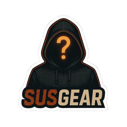 Mysterious Hoodie Figure Stickers - SUSGEAR Kiss-Cut Vinyl