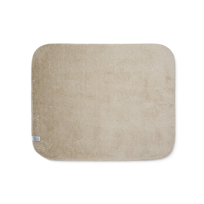 "Question Everything" Sherpa Blanket - Cozy Two-Tone Throw Blanket