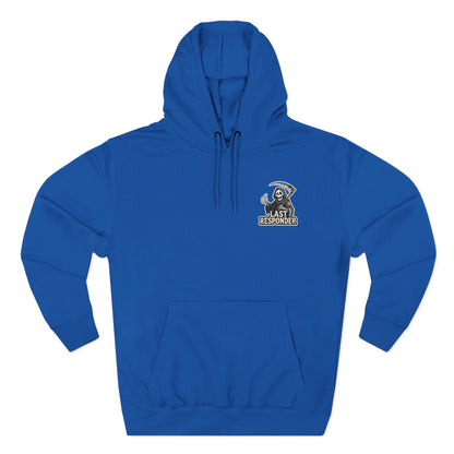 "Last Responder" Pullover Hoodie - Grim Reaper Graphic for EMT & Medical Professionals