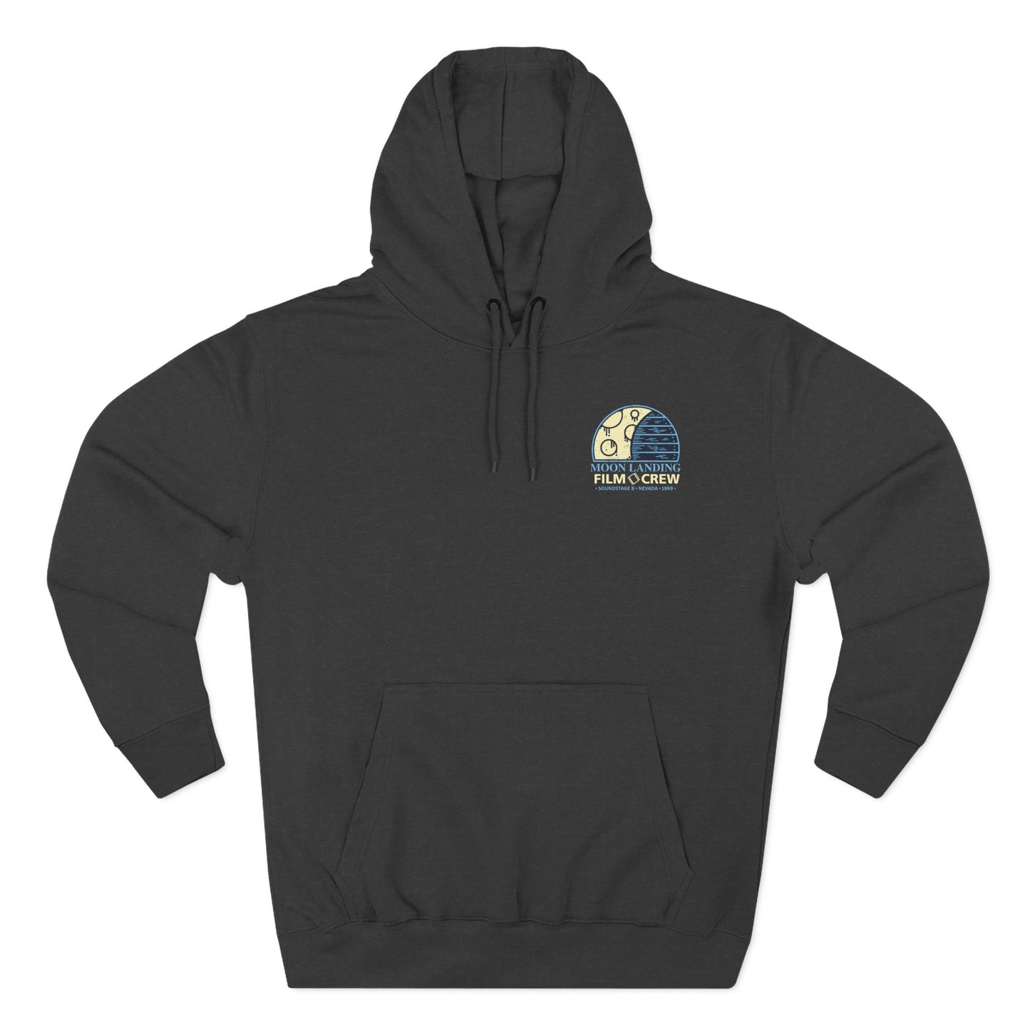 Moon Landing Film Crew Hoodie — Vintage Space Crew Pullover