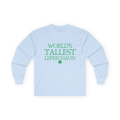 "World's Tallest Leprechaun" Funny Irish Long Sleeve Shirt