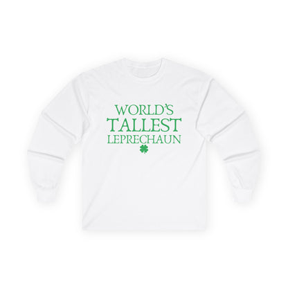 "World's Tallest Leprechaun" Funny Irish Long Sleeve Shirt