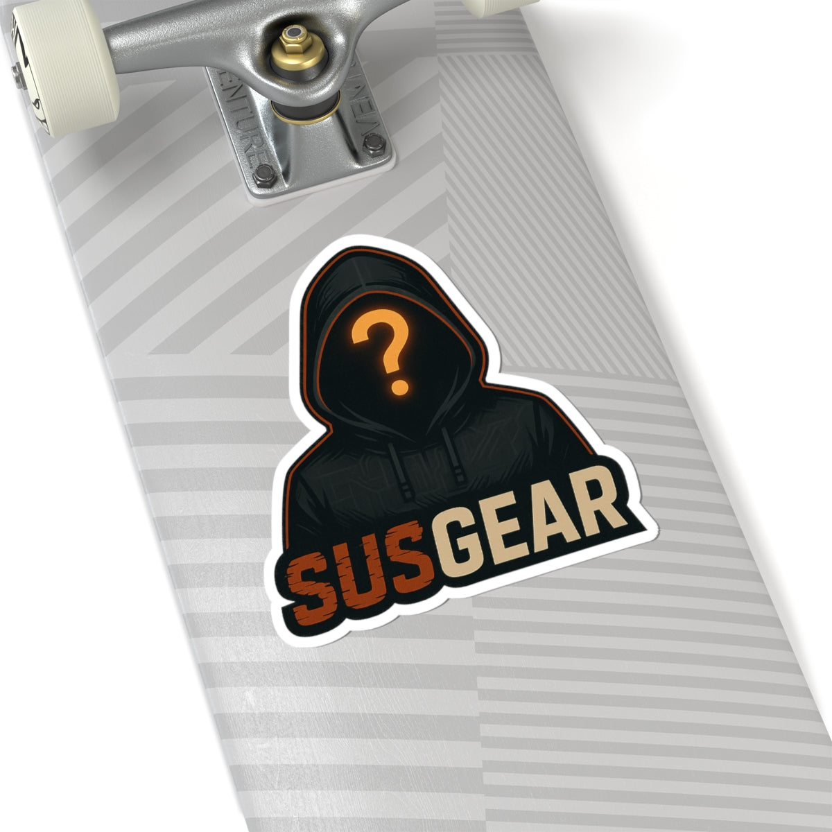Mysterious Hoodie Figure Stickers - SUSGEAR Kiss-Cut Vinyl