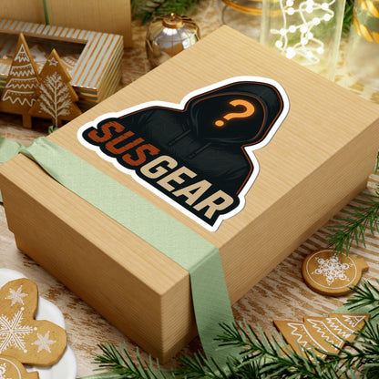 Mysterious Hoodie Figure Stickers - SUSGEAR Kiss-Cut Vinyl