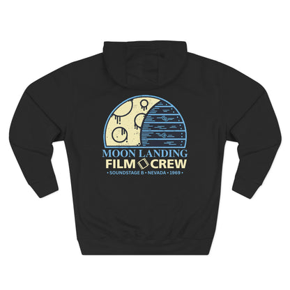 Moon Landing Film Crew Hoodie — Vintage Space Crew Pullover