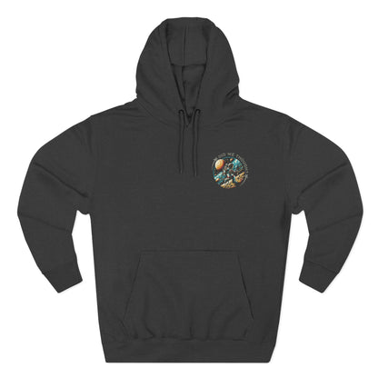 Astronaut Graphic Hoodie — "Did We Thought?" Space Exploration Pullover