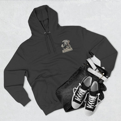 "Last Responder" Pullover Hoodie - Grim Reaper Graphic for EMT & Medical Professionals