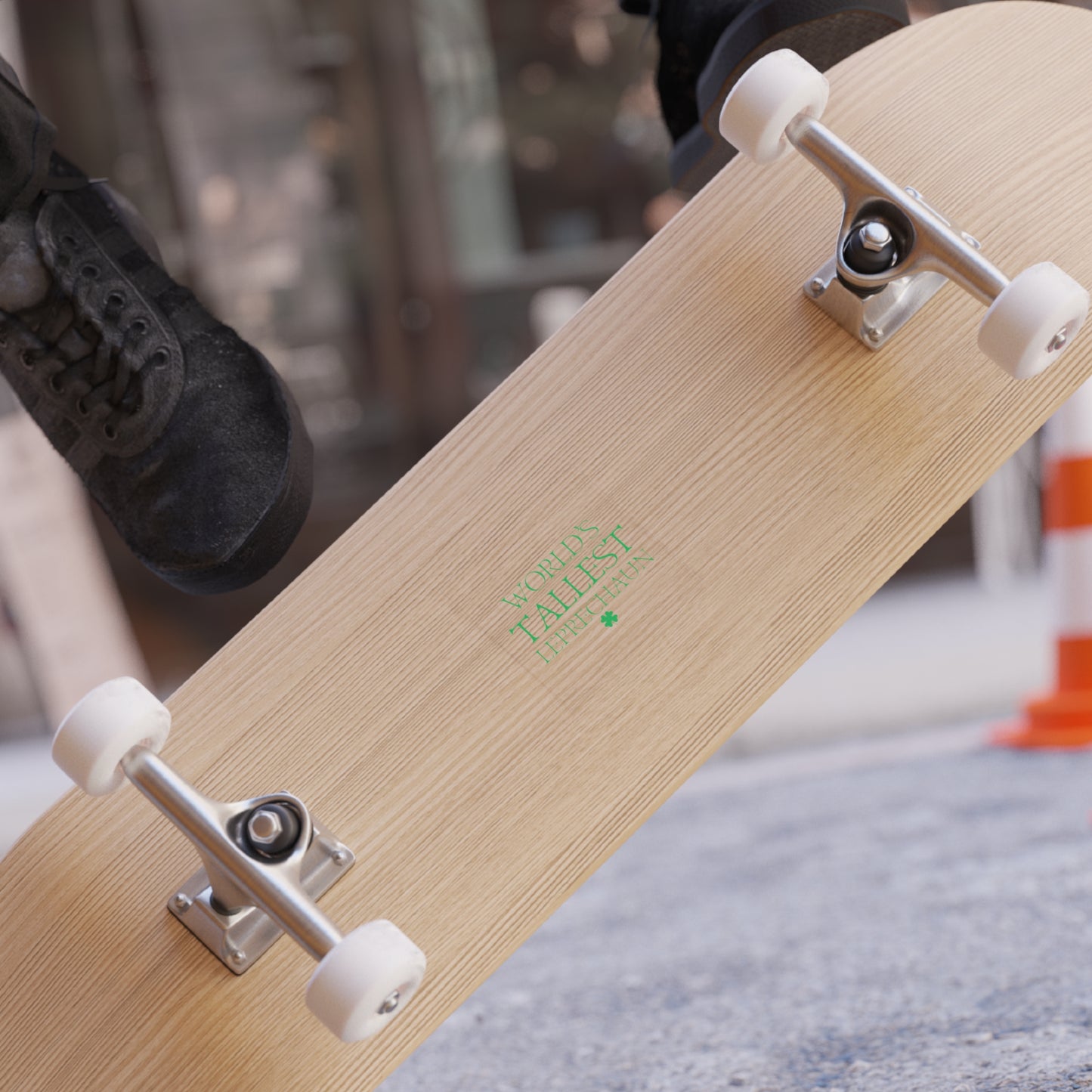 World's Tallest Leprechaun Sticker — Transparent Outdoor Square