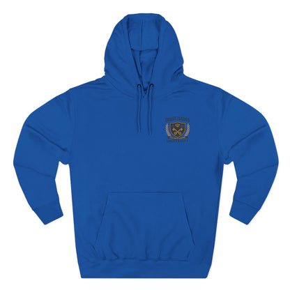 Trust Issues University Hoodie — Crest Logo Fleece Pullover ("Trust Issues")
