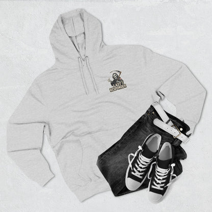 "Last Responder" Pullover Hoodie - Grim Reaper Graphic for EMT & Medical Professionals