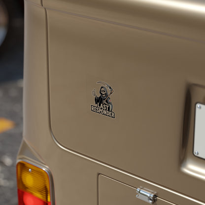 Last Responder Transparent Outdoor Sticker — Grim Reaper EMS Tribute
