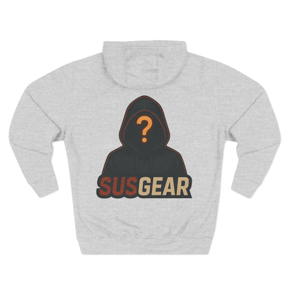 SusGear Hoodie — Suspicious Mystery Logo Fleece Pullover