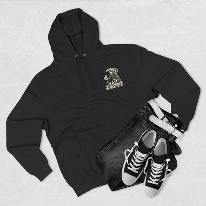 "Last Responder" Pullover Hoodie - Grim Reaper Graphic for EMT & Medical Professionals