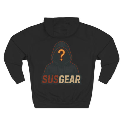 SusGear Hoodie — Suspicious Mystery Logo Fleece Pullover