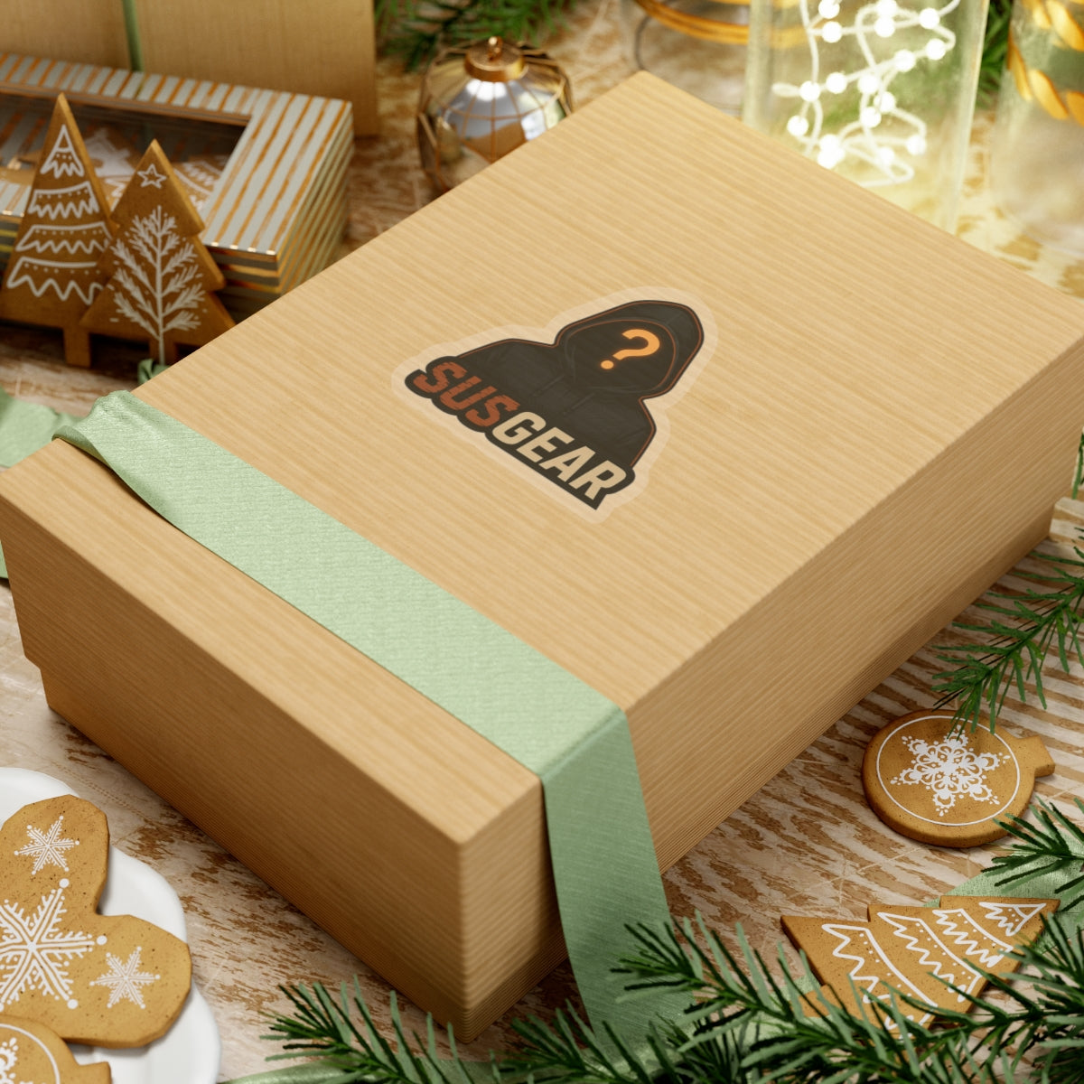 Mysterious Hoodie Figure Stickers - SUSGEAR Kiss-Cut Vinyl