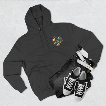 Astronaut Graphic Hoodie — "Did We Thought?" Space Exploration Pullover
