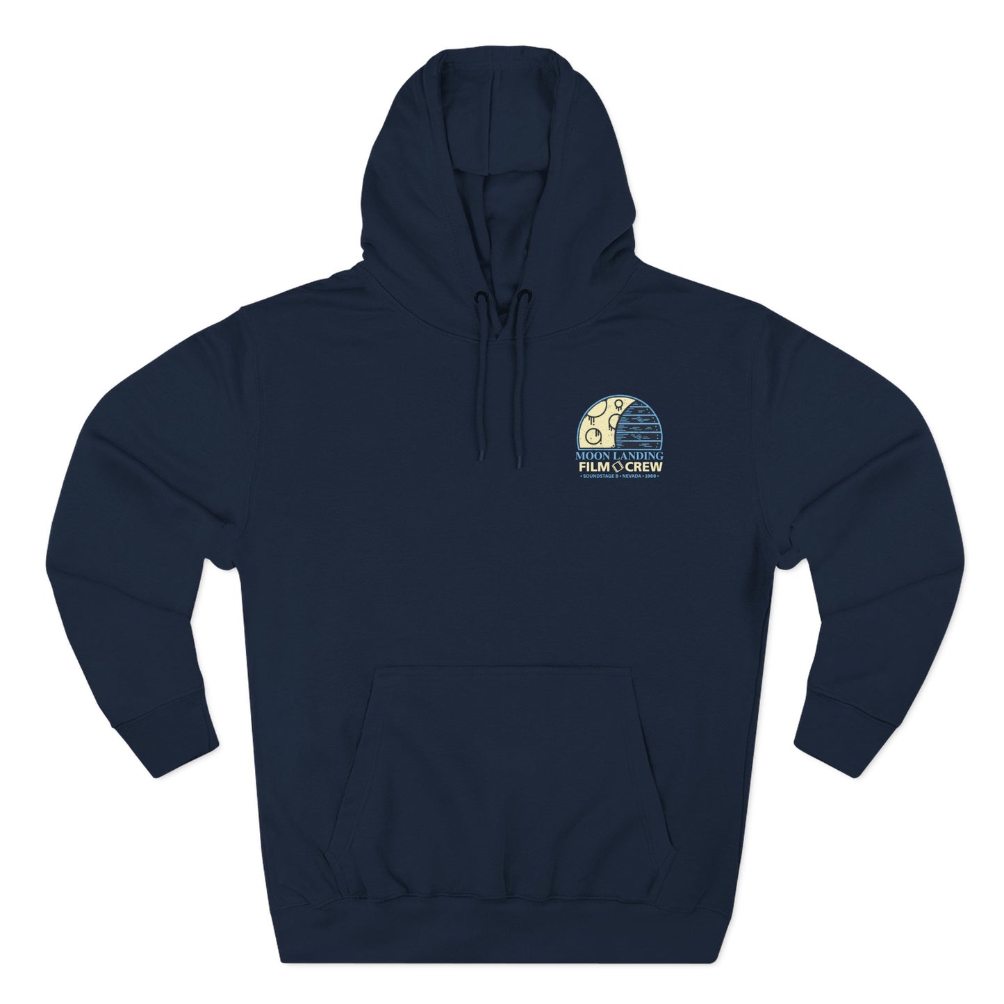 Moon Landing Film Crew Hoodie — Vintage Space Crew Pullover