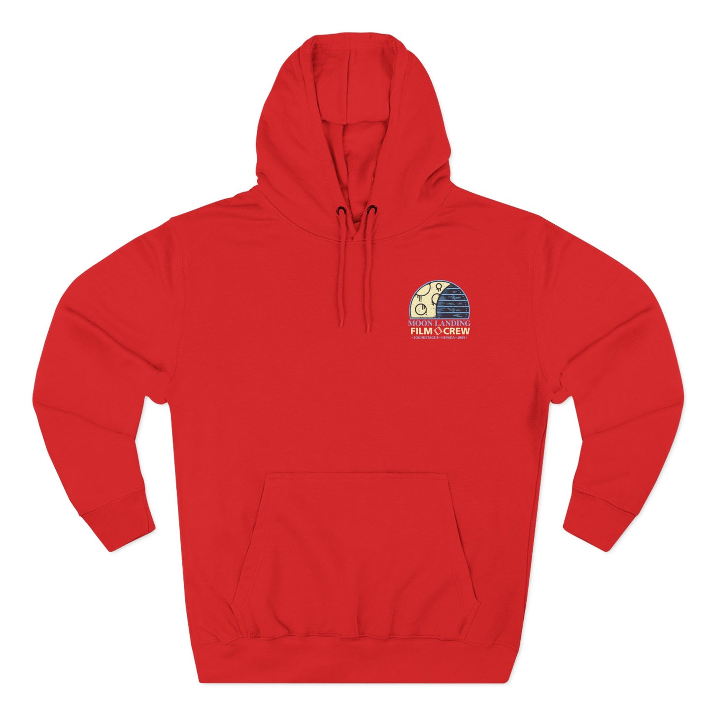 Moon Landing Film Crew Hoodie — Vintage Space Crew Pullover